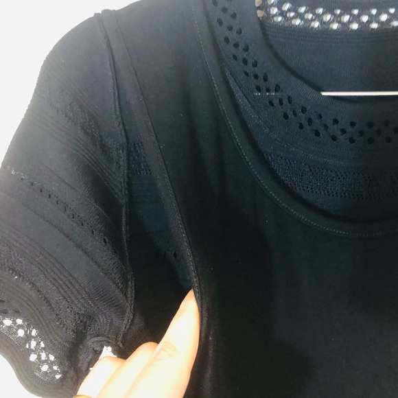 Last price drop-Chelsea28-Pointelle Sweater Dress - Picture 12 of 15